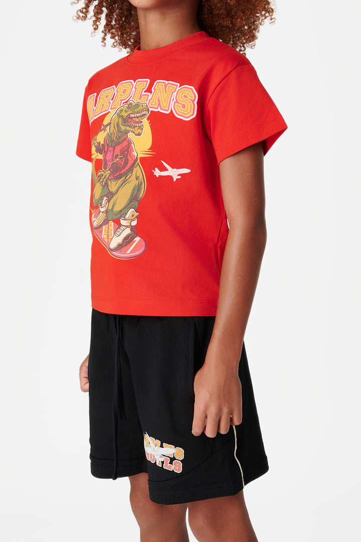 Youth Dino Tee - Red