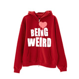 Being Weird Hoodie - Red