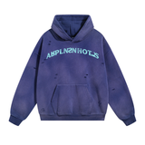 Classic A Hoodie - Rain Blue