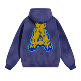 Classic A Hoodie - Rain Blue