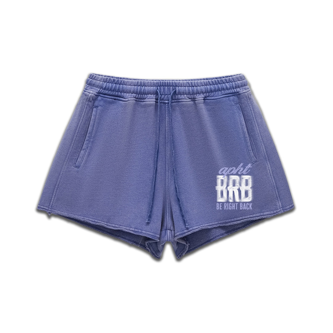 Be Right Back Shorts - Rain Blue