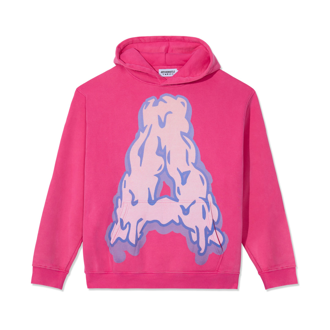 Classic A Hoodie - Pink/Light Purple