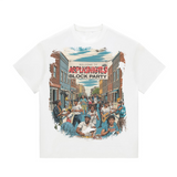 Block Party Tee - White