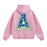 Classic A Hoodie - Bubble Gum